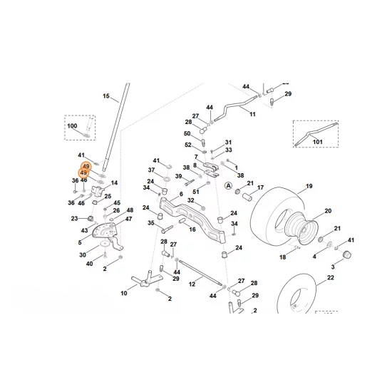 STIHL  Tarcza pasowana 20x28x1,5 9296 021 1694